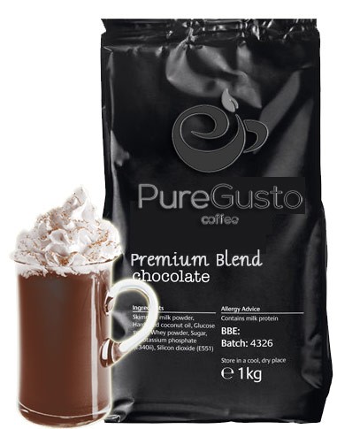 PureGusto Premium Blend Hot Chocolate Powder